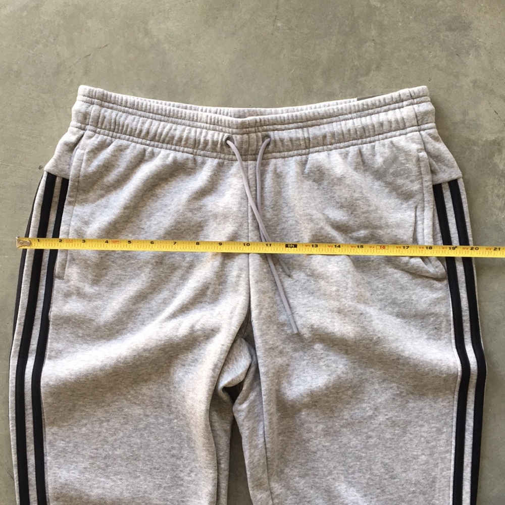 ADIDAS Joggers Regular Tapered Normal Length Grey - Picture 8 of 8